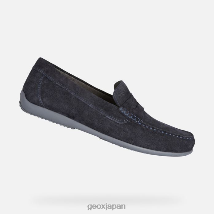 GEOX ブラックレザー ローファー GEOX ブラックレザー ローファー ジェオックス GEOX ローファー