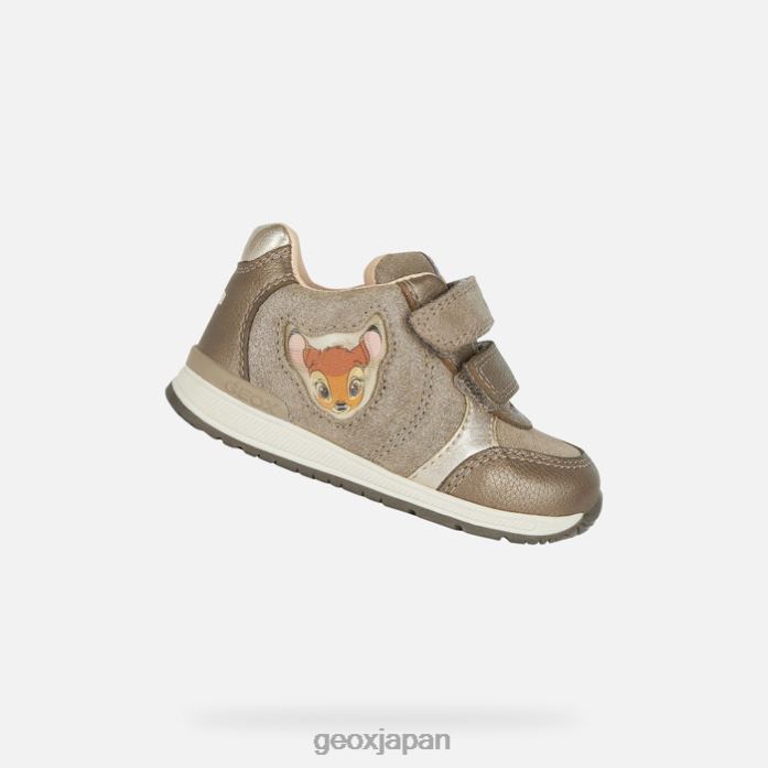 Geox Japan リションベイビー 822JX1499 赤ちゃんと幼児 スモークグレー/プラチナ