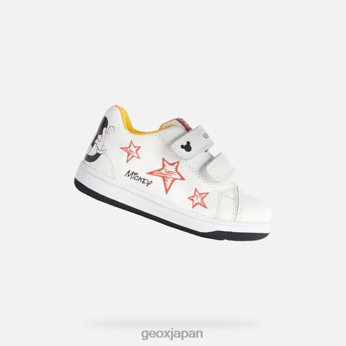 Geox Japan 新しいフリックベイビー 822JX1506 赤ちゃんと幼児 白黒