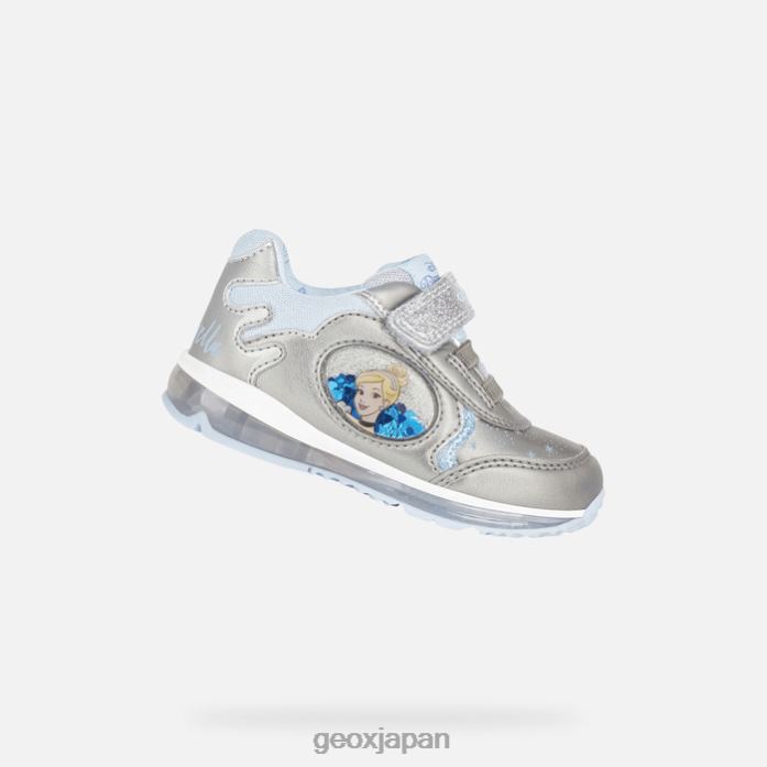 Geox Japan 幼児 822JX1583 赤ちゃんと幼児 ダークシルバー