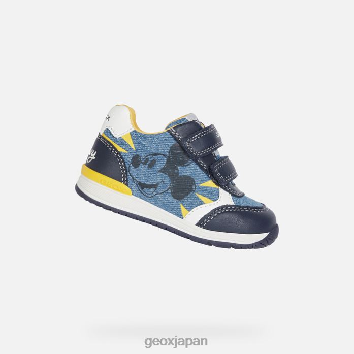 Geox Japan リションの男の子 822JX1588 赤ちゃんと幼児 アビオ/ネイビー