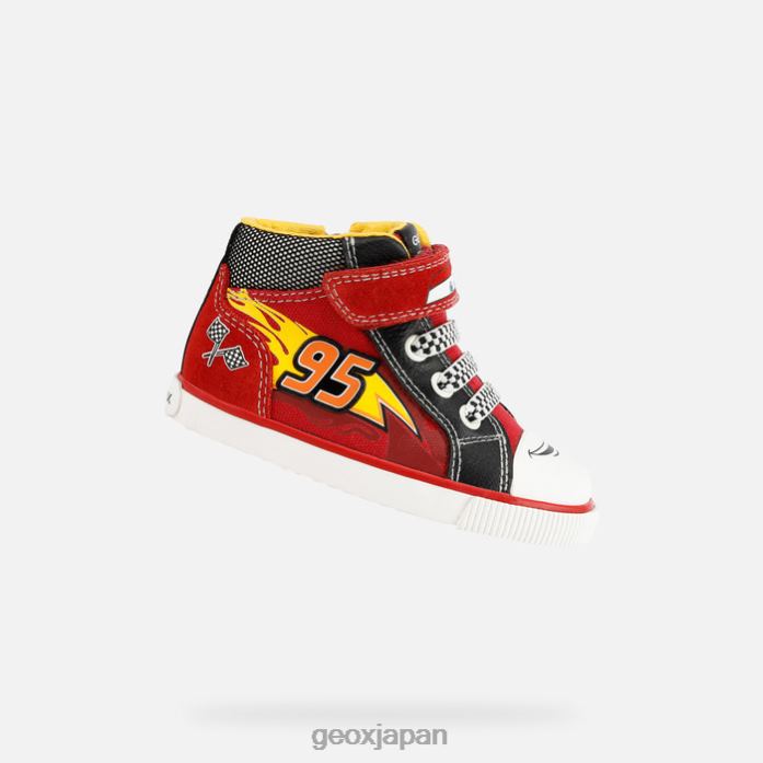 Geox Japan キルウィ幼児 822JX1622 赤ちゃんと幼児 赤、黒