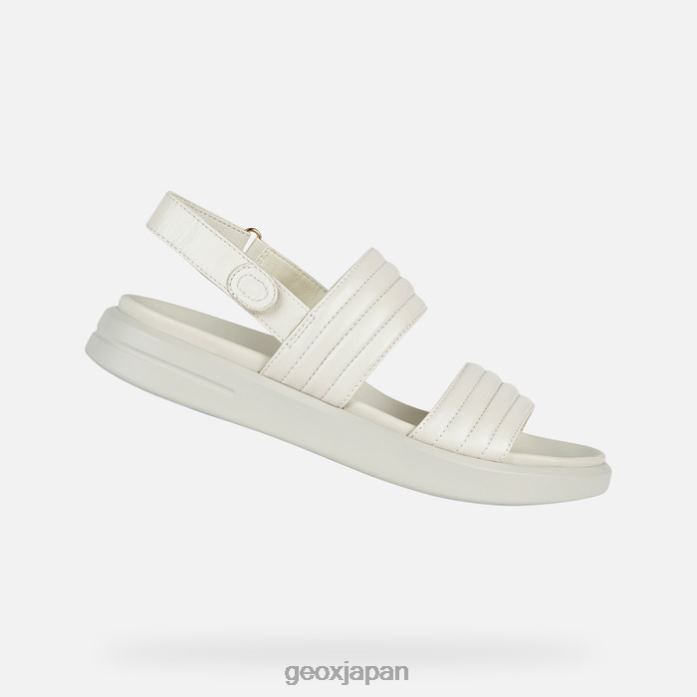 Geox Shoes Japan ザンド2秒の女性 822JX196 女性 オフホワイト