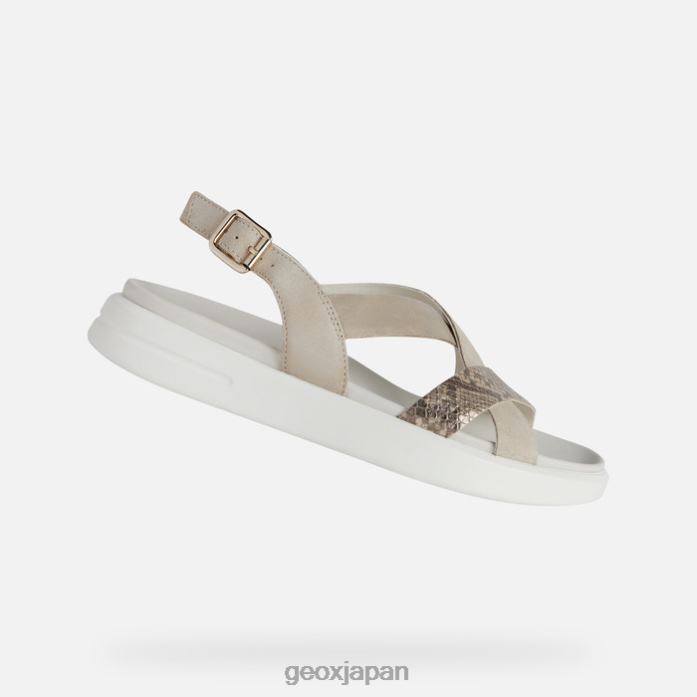 Geox Shoes Japan ザンド2秒の女性 822JX560 女性 ライトトープ/スキン