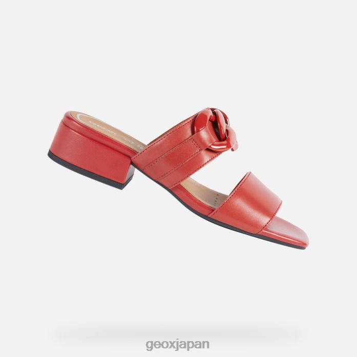 Geox Shoes Japan ゲンジアナ 30 女性 822JX427 女性 赤