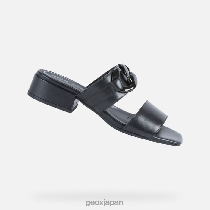 Geox Shoes Japan ゲンジアナ 30 女性 822JX428 女性 黒