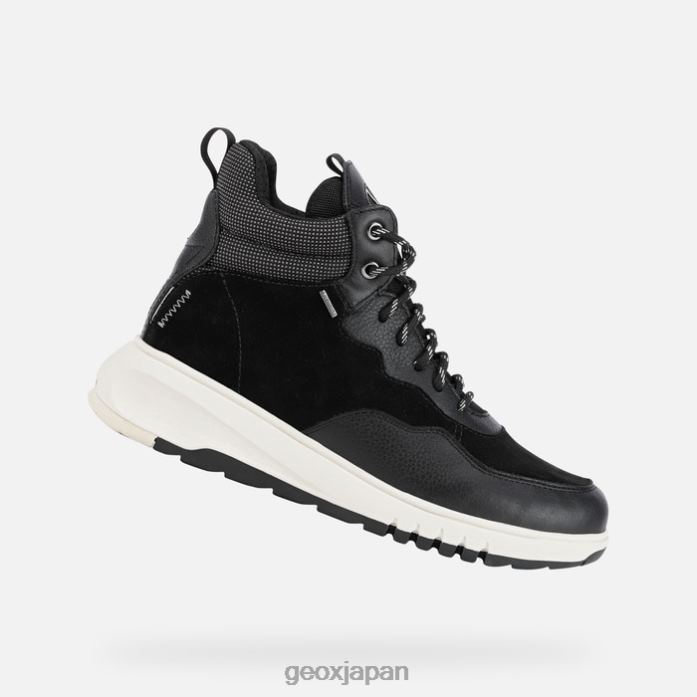 Geox Shoes Japan アエランティス 4x4 abx 女性 822JX107 女性 黒