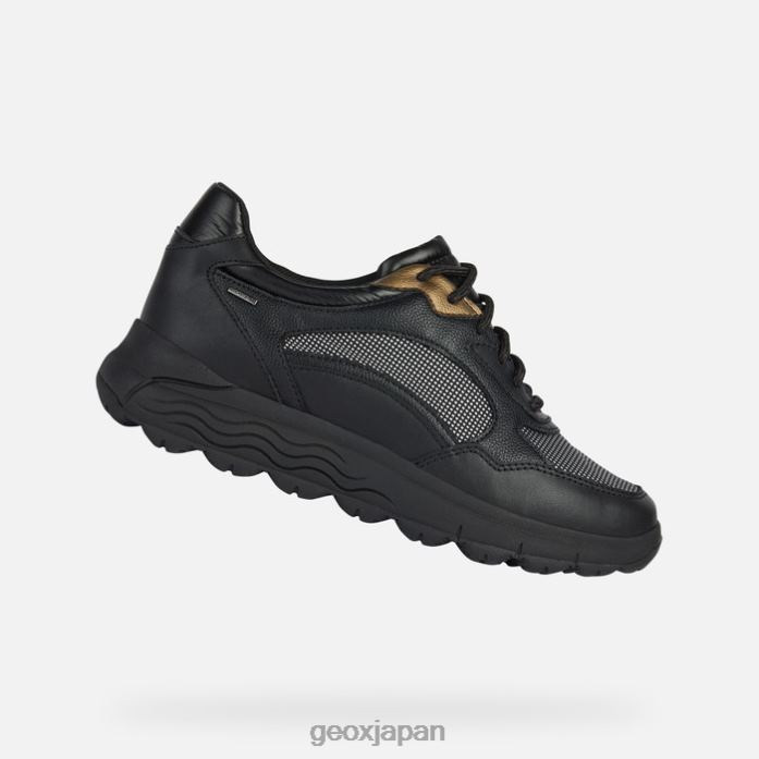 Geox Shoes Japan スフェリカ 4x4 abx 女性 822JX116 女性 黒