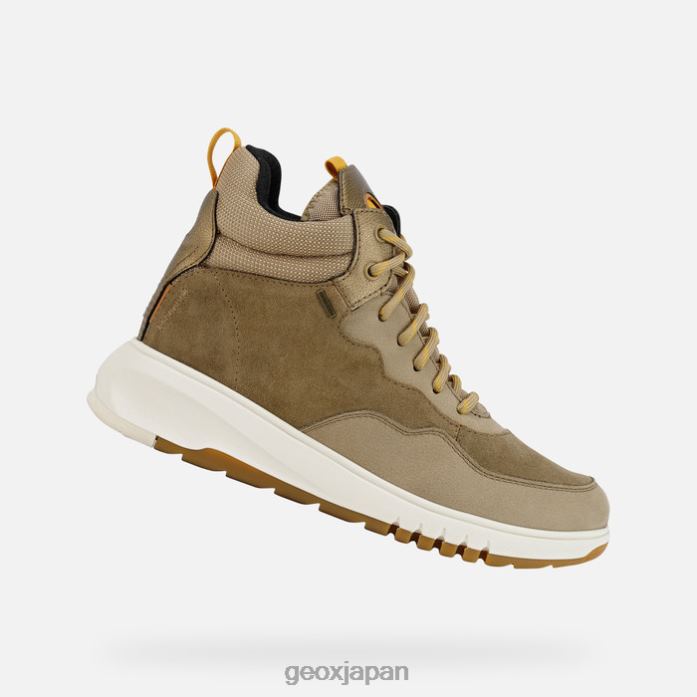 Geox Shoes Japan アエランティス 4x4 abx 女性 822JX187 女性 ライトオリーブグリーン