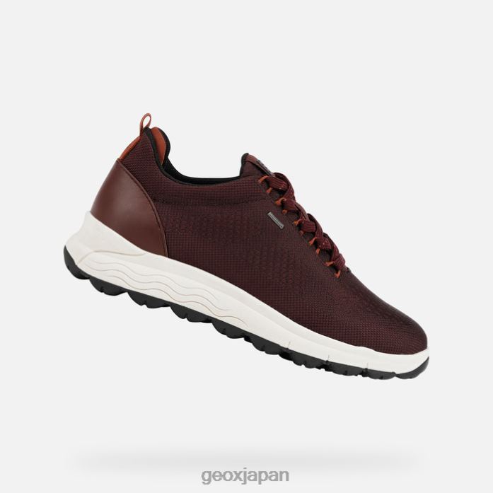 Geox Shoes Japan スフェリカ 4x4 abx 女性 822JX50 女性 マホガニー/ワイン