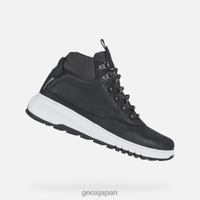Geox Shoes Japan アエランティス 4x4 abx 女性 822JX526 女性 黒