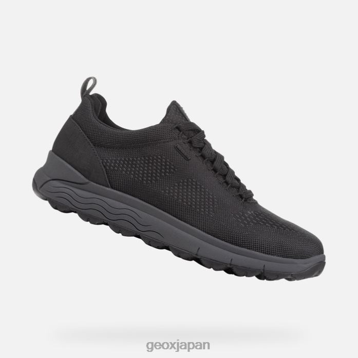 Geox Shoes Japan スフェリカ 4x4 abx マン 822JX629 男性 黒
