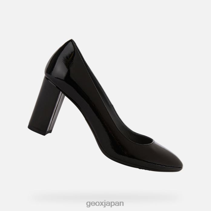 Geox Shoes Japan フィービー 80 女性 822JX612 女性 黒