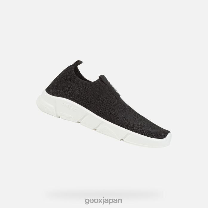 Geox Shoes Japan アリルの女の子 822JX1004 女の子 黒