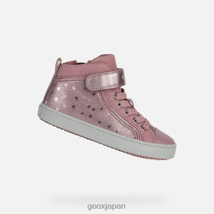 Geox Shoes Japan カリスペラの女の子 822JX1030 女の子 暗いピンク