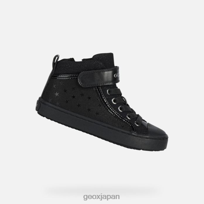 Geox Shoes Japan カリスペラの女の子 822JX1031 女の子 黒