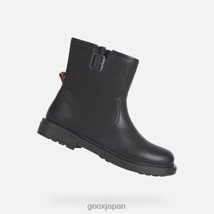 Geox Shoes Japan エクレアガール 822JX1068 女の子 黒