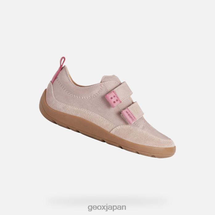 Geox Shoes Japan 裸の女の子 822JX1074 女の子 ライトローズ