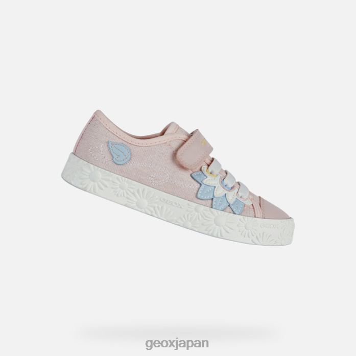 Geox Shoes Japan チアクガール 822JX1086 女の子 ライトローズ/クリスタル