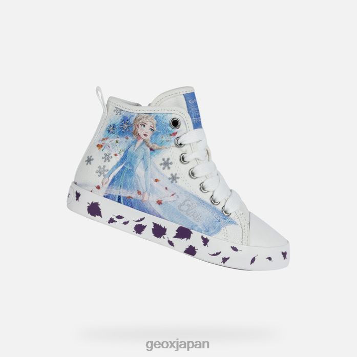 Geox Shoes Japan チアクガール 822JX1096 女の子 ホワイト/マルチカラー