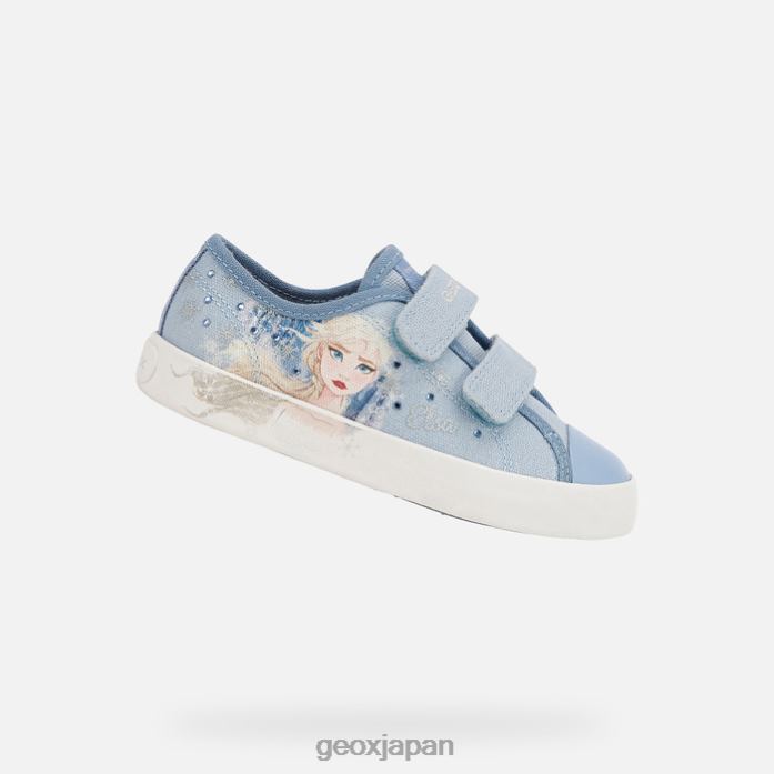 Geox Shoes Japan チアクガール 822JX1098 女の子 明るい空