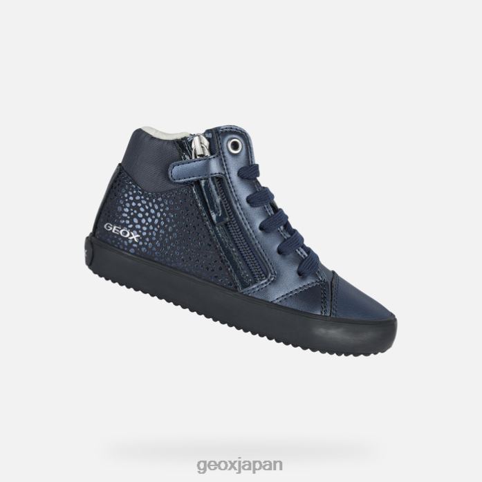 Geox Shoes Japan ギスリの女の子 822JX1129 女の子 海軍
