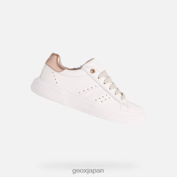 Geox Shoes Japan ネットゥーノガール 822JX1165 女の子 白