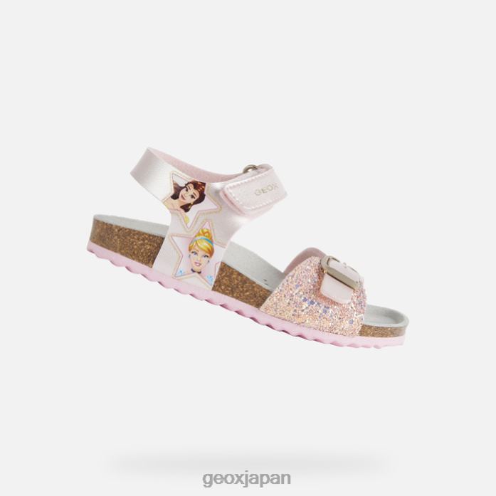 Geox Shoes Japan エイドリエルの女の子 822JX1170 女の子 ライトピンク