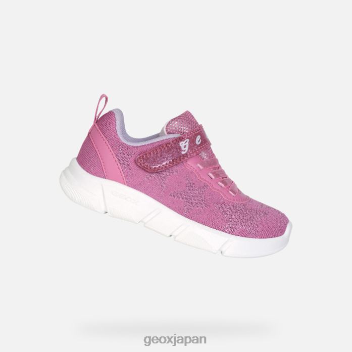 Geox Shoes Japan アリルの女の子 822JX1184 女の子 フクシア/ライラック