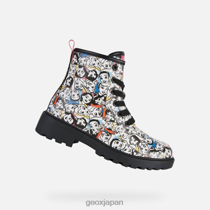 Geox Shoes Japan ケイシーガール 822JX1201 女の子 ホワイト/マルチカラー