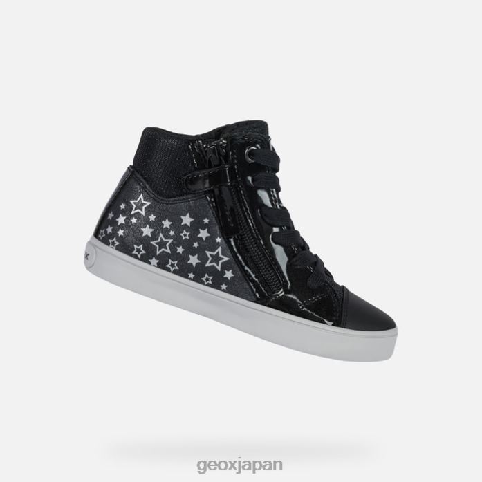 Geox Shoes Japan ギスリの女の子 822JX1207 女の子 黒