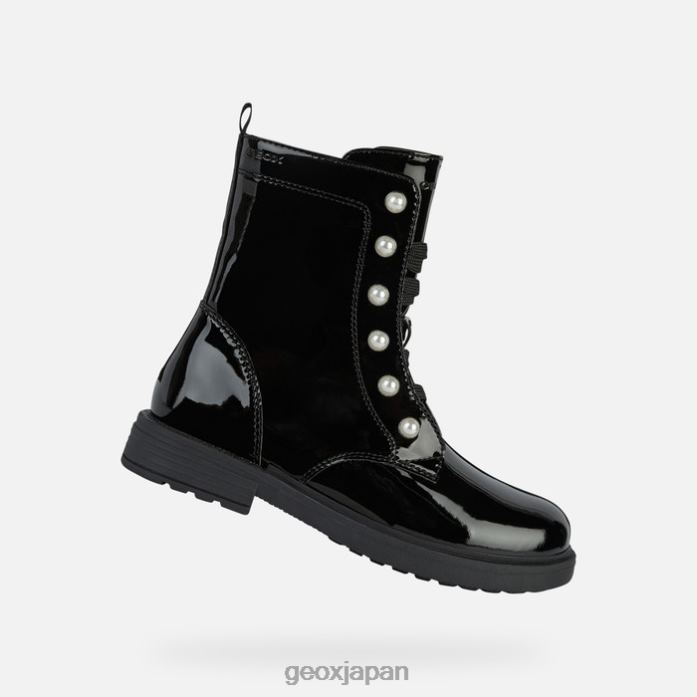 Geox Shoes Japan エクレアガール 822JX1212 女の子 黒