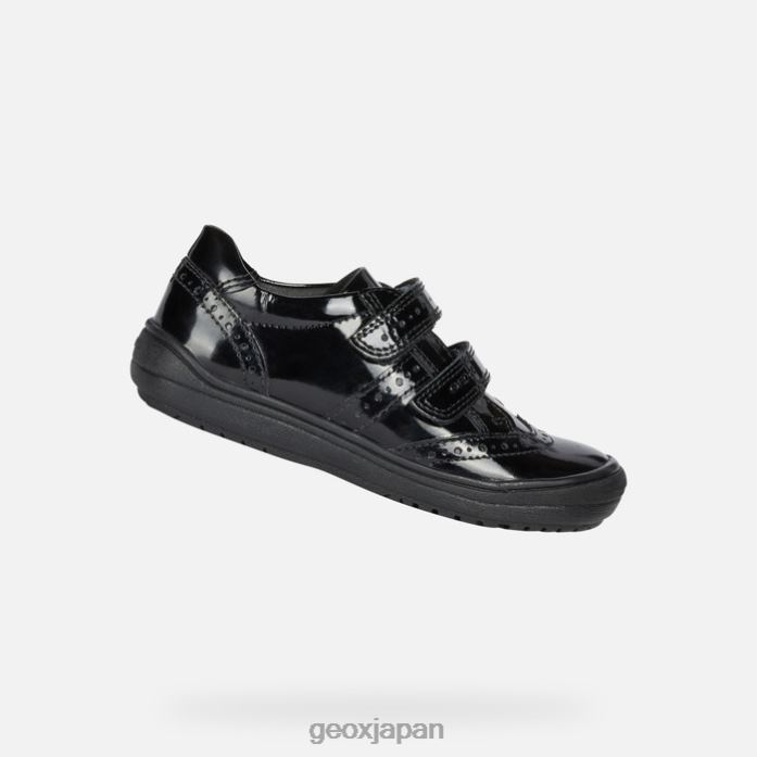 Geox Shoes Japan ハドリエルの女の子 822JX1216 女の子 黒