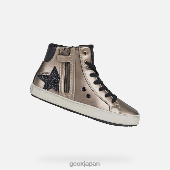 Geox Shoes Japan カリスペラの女の子 822JX1217 女の子 鉛