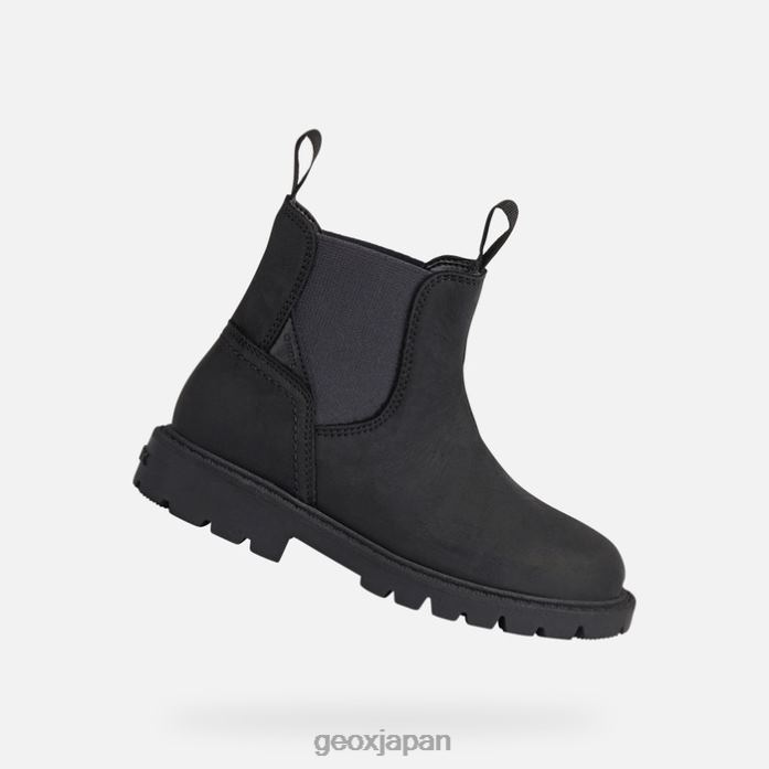 Geox Shoes Japan シェイラックスジュニア 822JX1227 男の子たち ブラック/ネイビー