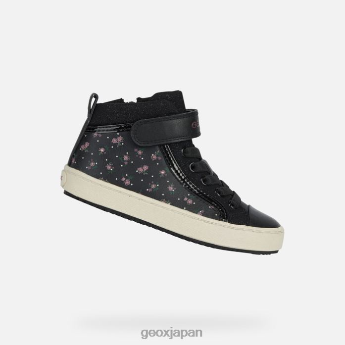 Geox Shoes Japan カリスペラの女の子 822JX1234 女の子 黒