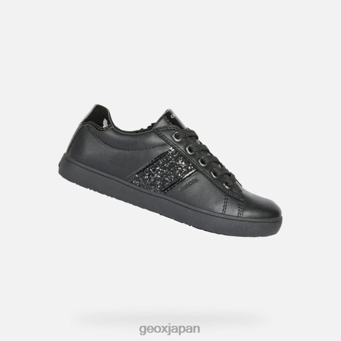 Geox Shoes Japan ケーテガール 822JX1248 女の子 黒