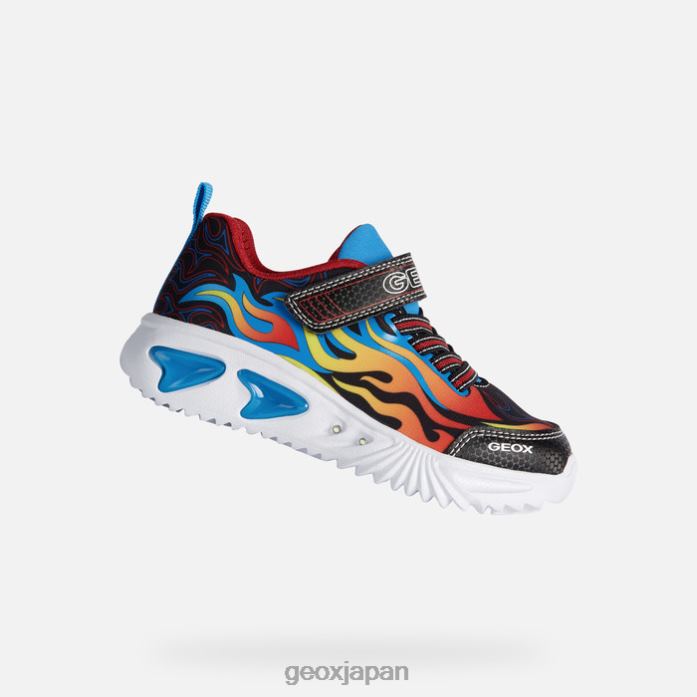 Geox Shoes Japan アシスタントボーイ 822JX1262 男の子たち 黒い空