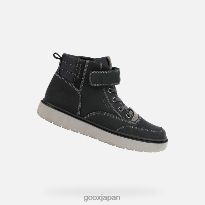 Geox Shoes Japan リドックボーイ 822JX1287 男の子たち ネイビー/ブラック