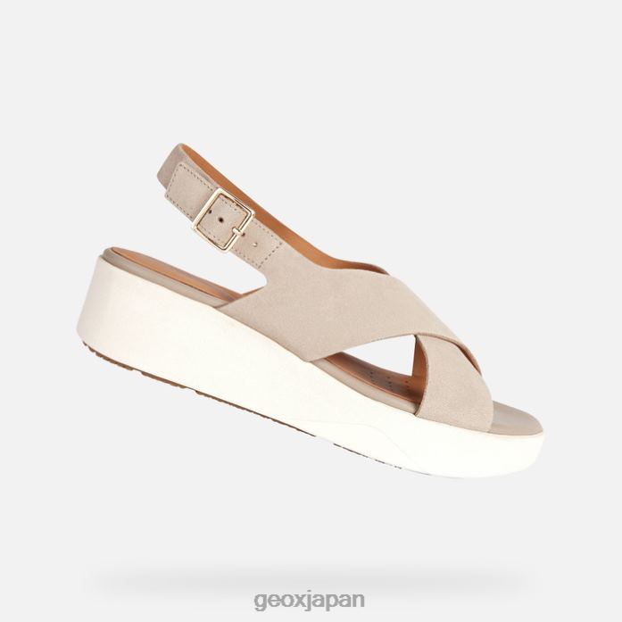 Geox Shoes Japan ラウダラの女性 822JX130 女性 砂