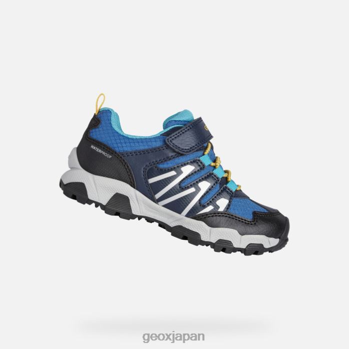 Geox Shoes Japan マグネターボーイ 822JX1365 男の子たち イギリス海軍