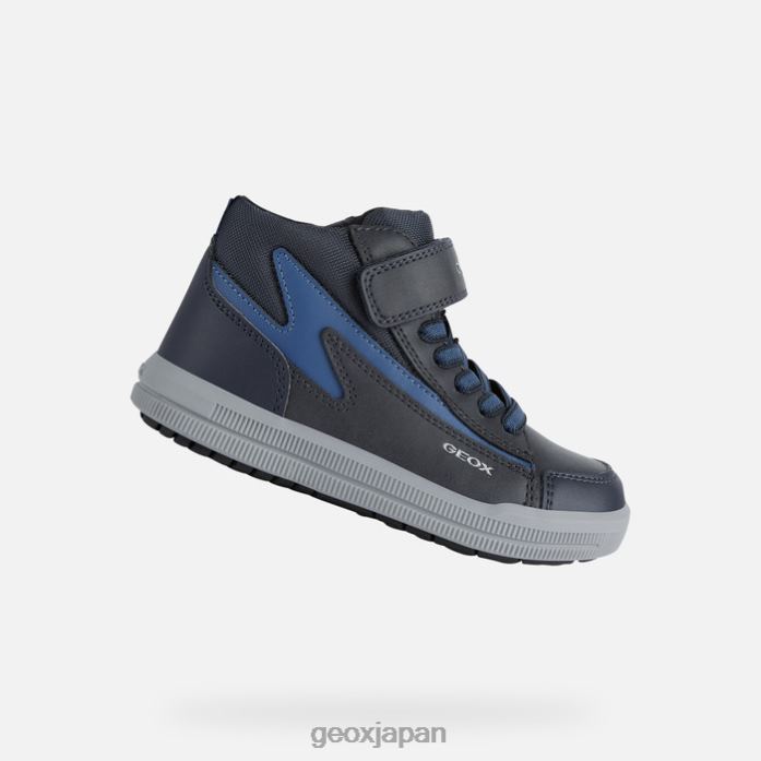 Geox Shoes Japan アルザック少年 822JX1373 男の子たち ネイビー/アビオ