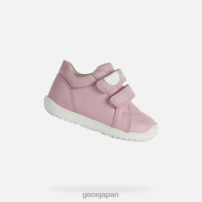 Geox Shoes Japan マキアベイビー 822JX1431 赤ちゃんと幼児 薔薇