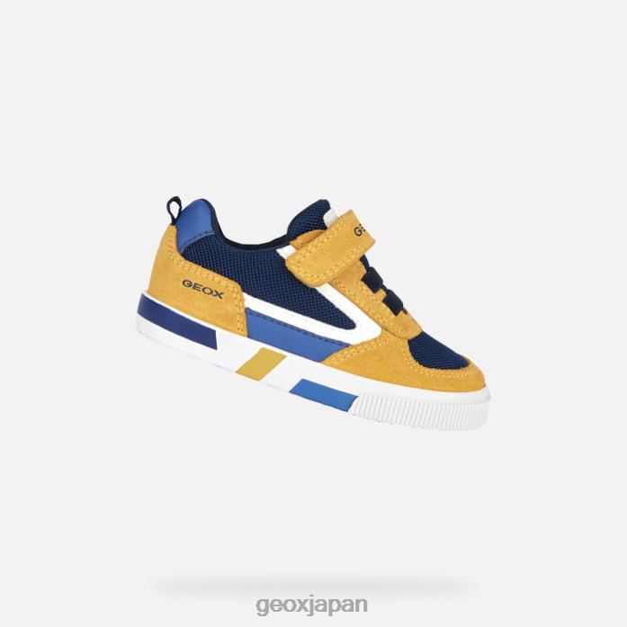Geox Shoes Japan キルウィ幼児 822JX1460 赤ちゃんと幼児 レモン