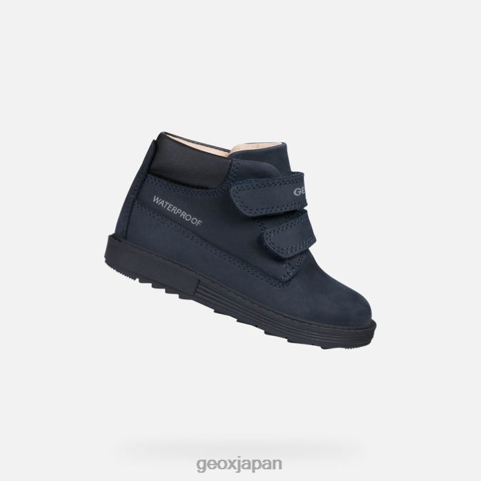 Geox Shoes Japan ハイドベイビー 822JX1501 赤ちゃんと幼児 海軍