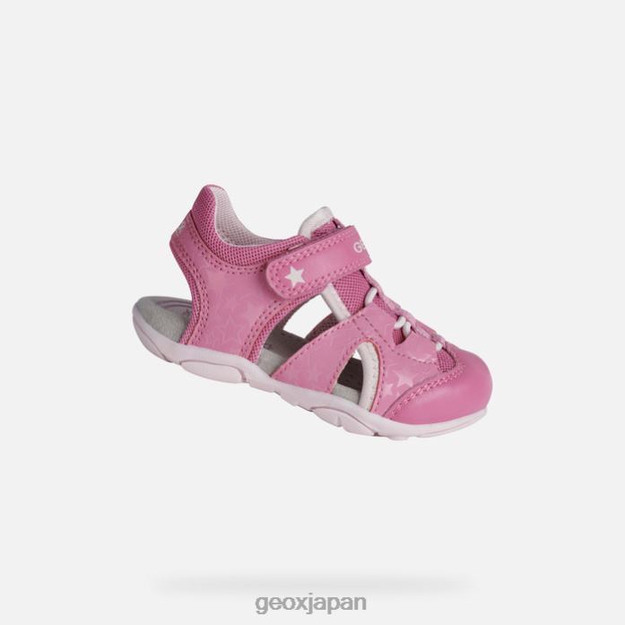 Geox Shoes Japan サンダル アガシム 幼児 822JX1513 赤ちゃんと幼児 フューシャ/ピンク