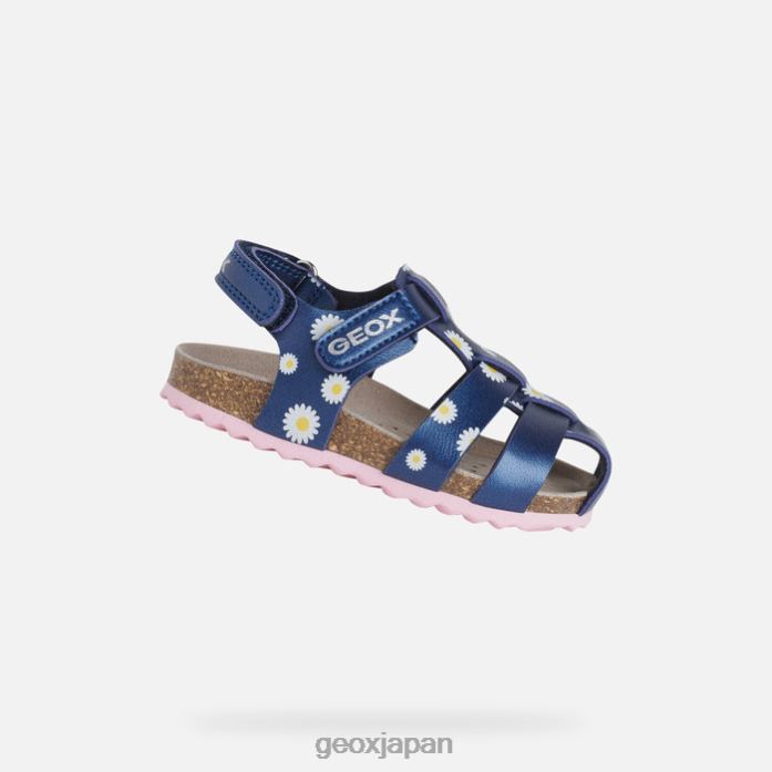 Geox Shoes Japan サンダル チョーキ 幼児 822JX1534 赤ちゃんと幼児 海軍