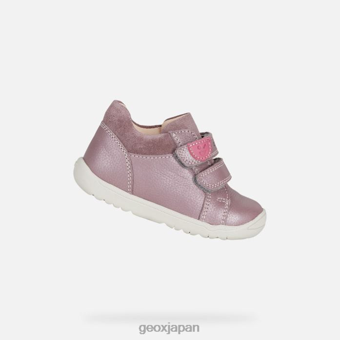 Geox Shoes Japan マキアの女の赤ちゃん 822JX1545 赤ちゃんと幼児 ダークローズ