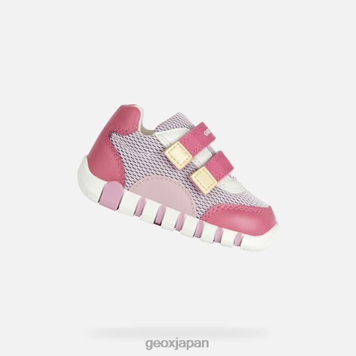 Geox Shoes Japan ユピドゥの女の赤ちゃん 822JX1548 赤ちゃんと幼児 ライラック/フクシア