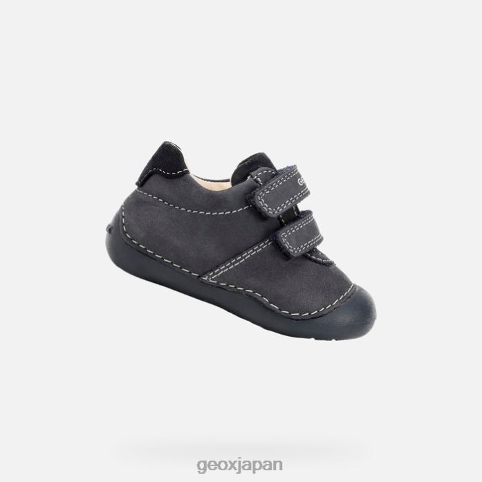 Geox Shoes Japan トゥティムベイビー 822JX1554 赤ちゃんと幼児 海軍